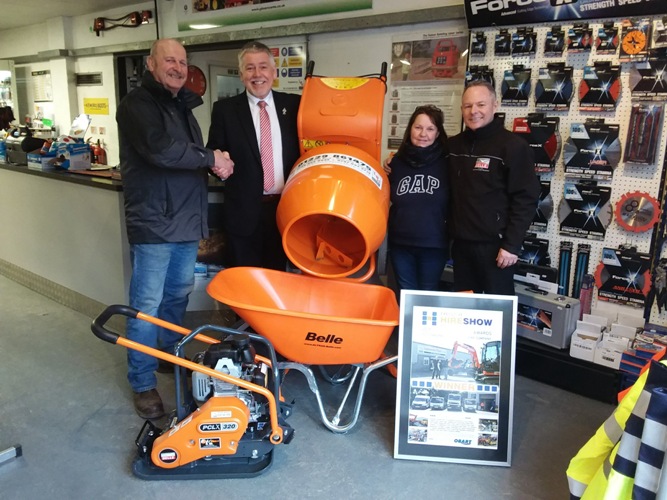 Luscombe Plant Hire Passionate Hirer Award